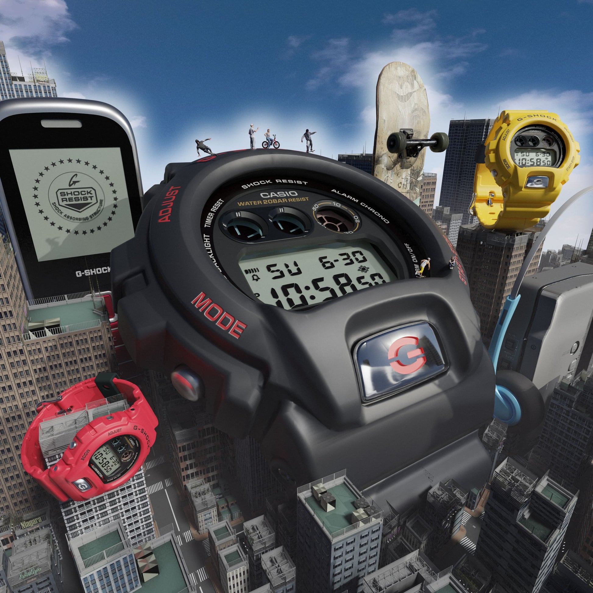 G-Shock DIGITAL DW6900TR-4