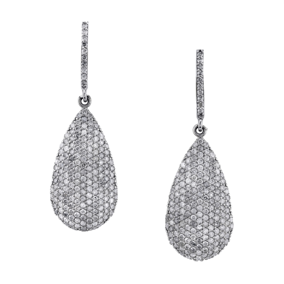 Diamond Teardrop Earrings  E0000039 - TBird