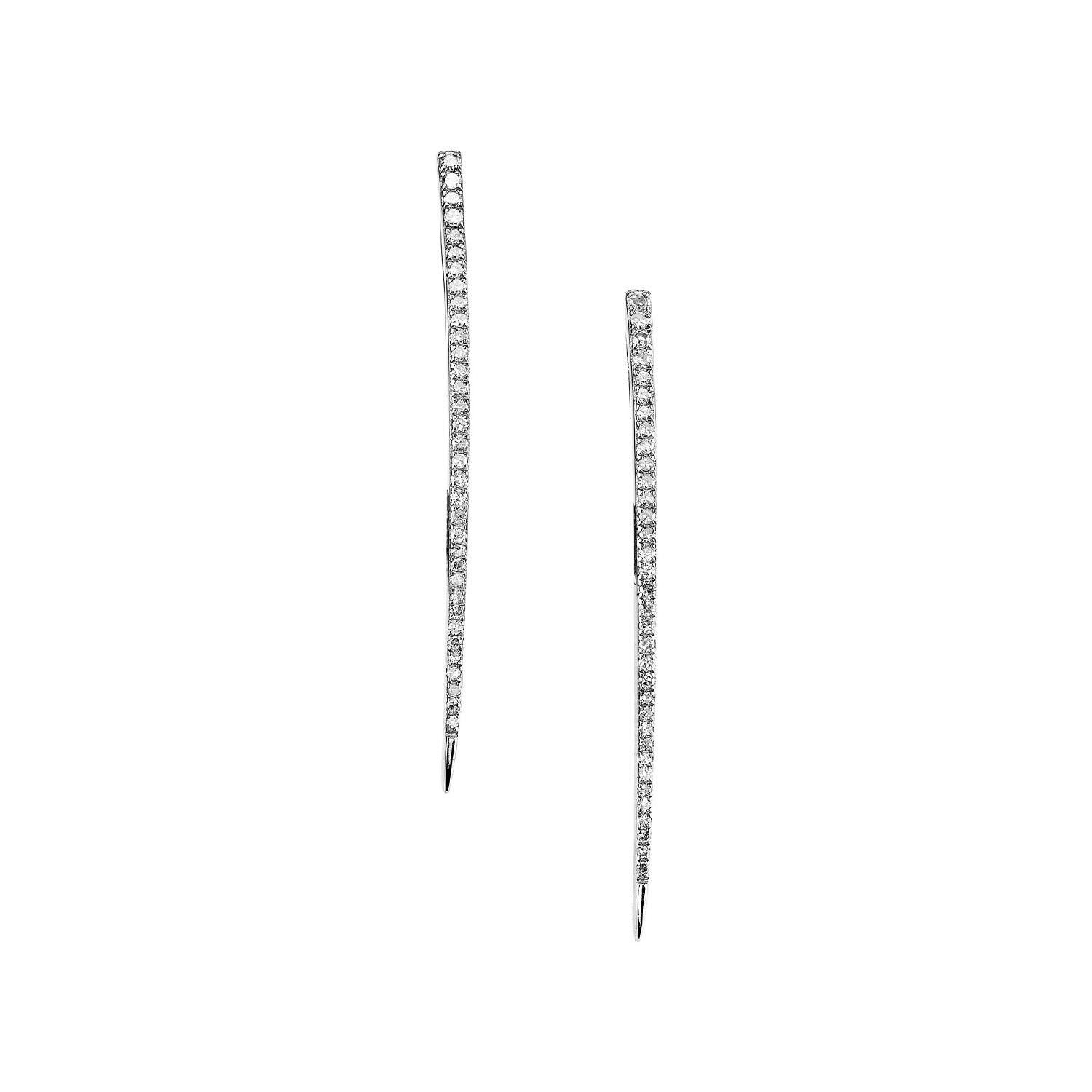 Diamond Spike Earrings