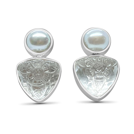 carventurous-white-pearl-hand-carved-natural-quartz-and-mother-of-pearl-clip-earrings-in-sterling-silver