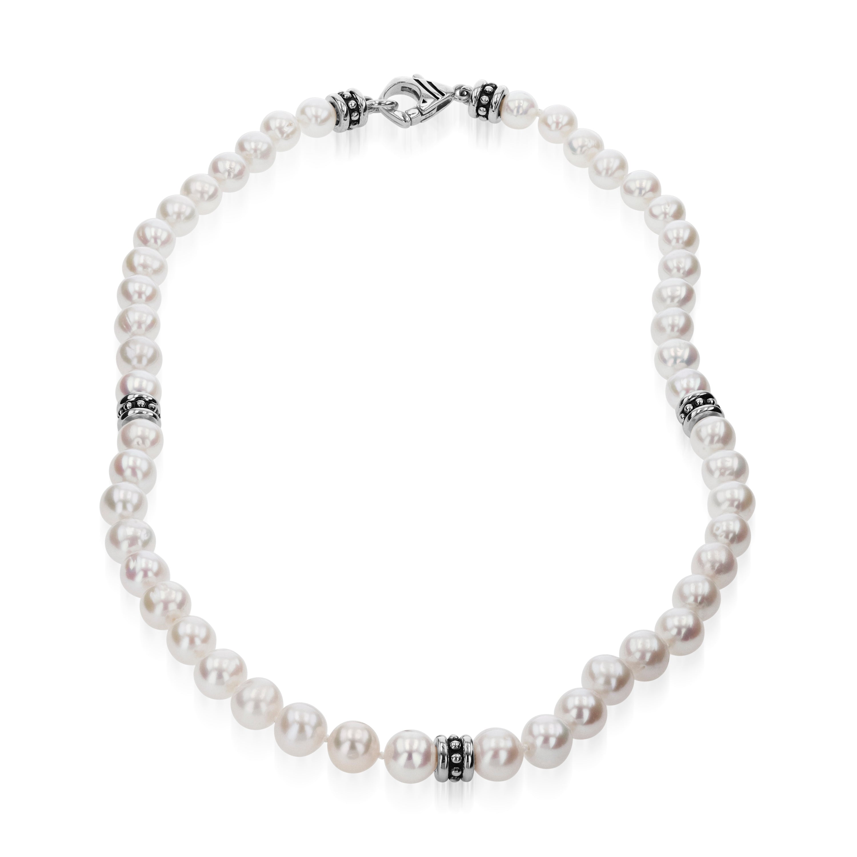 Solar Pearl Necklace 18"