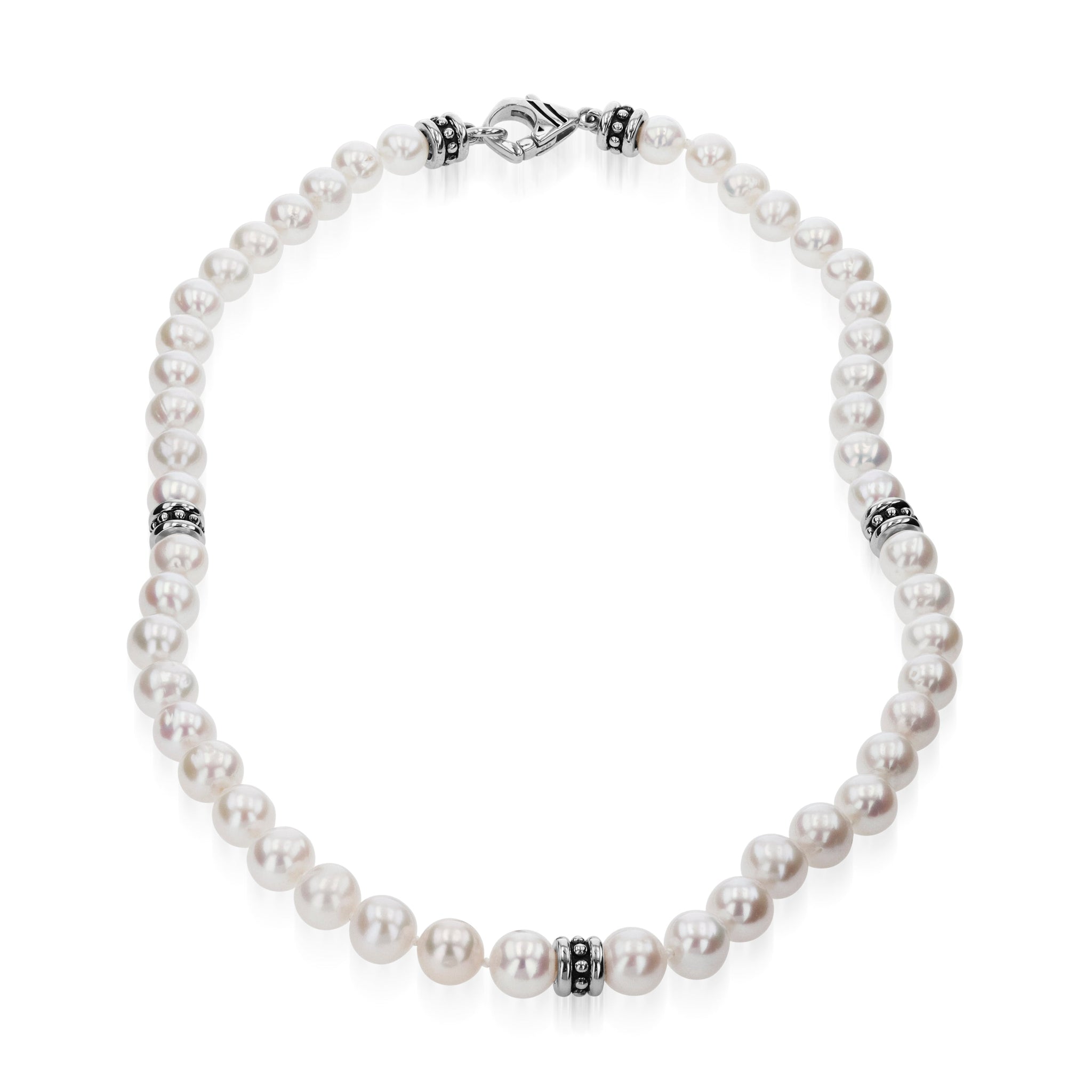 Solar Pearl Necklace 18"
