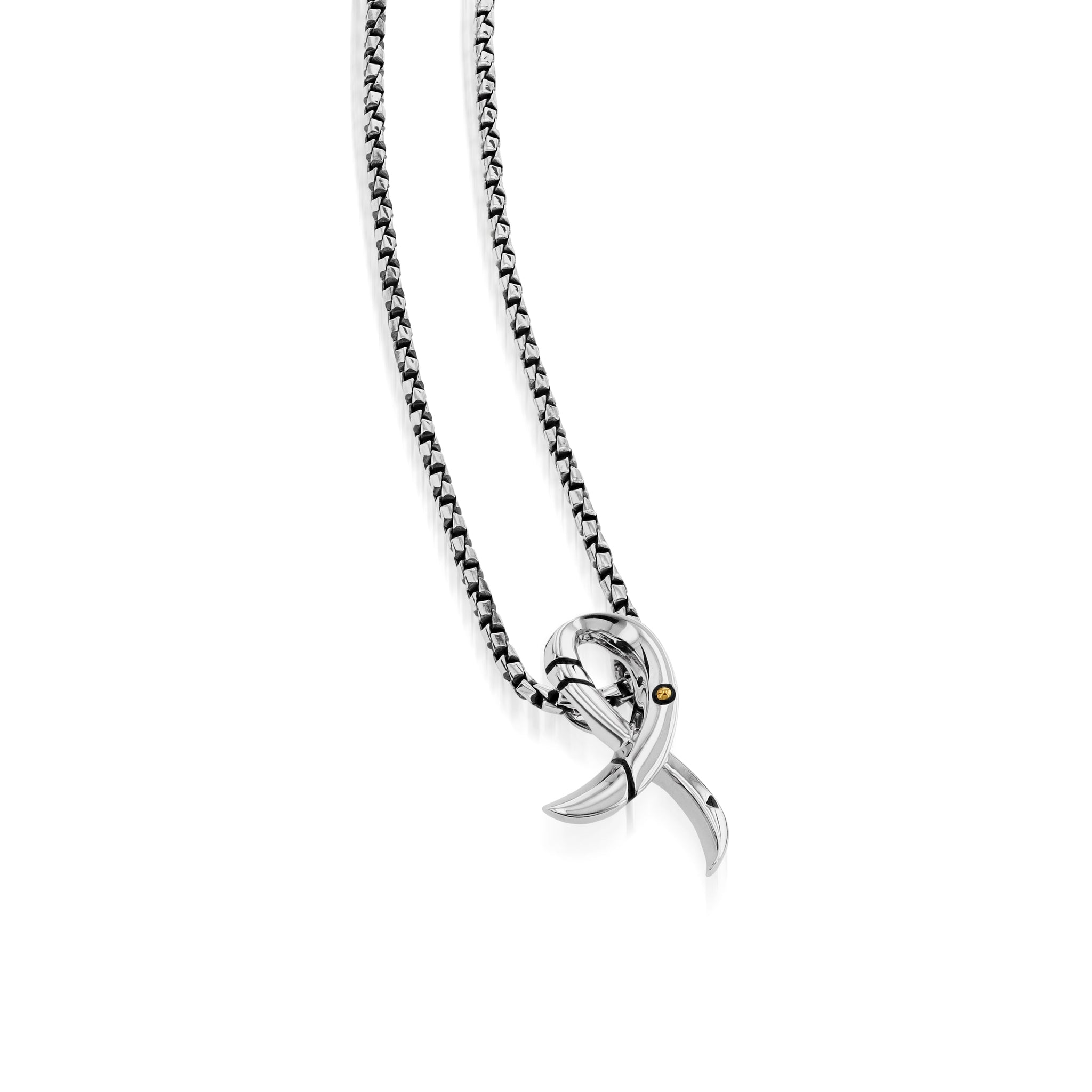 Solar Cure Ribbon Pendant Necklace