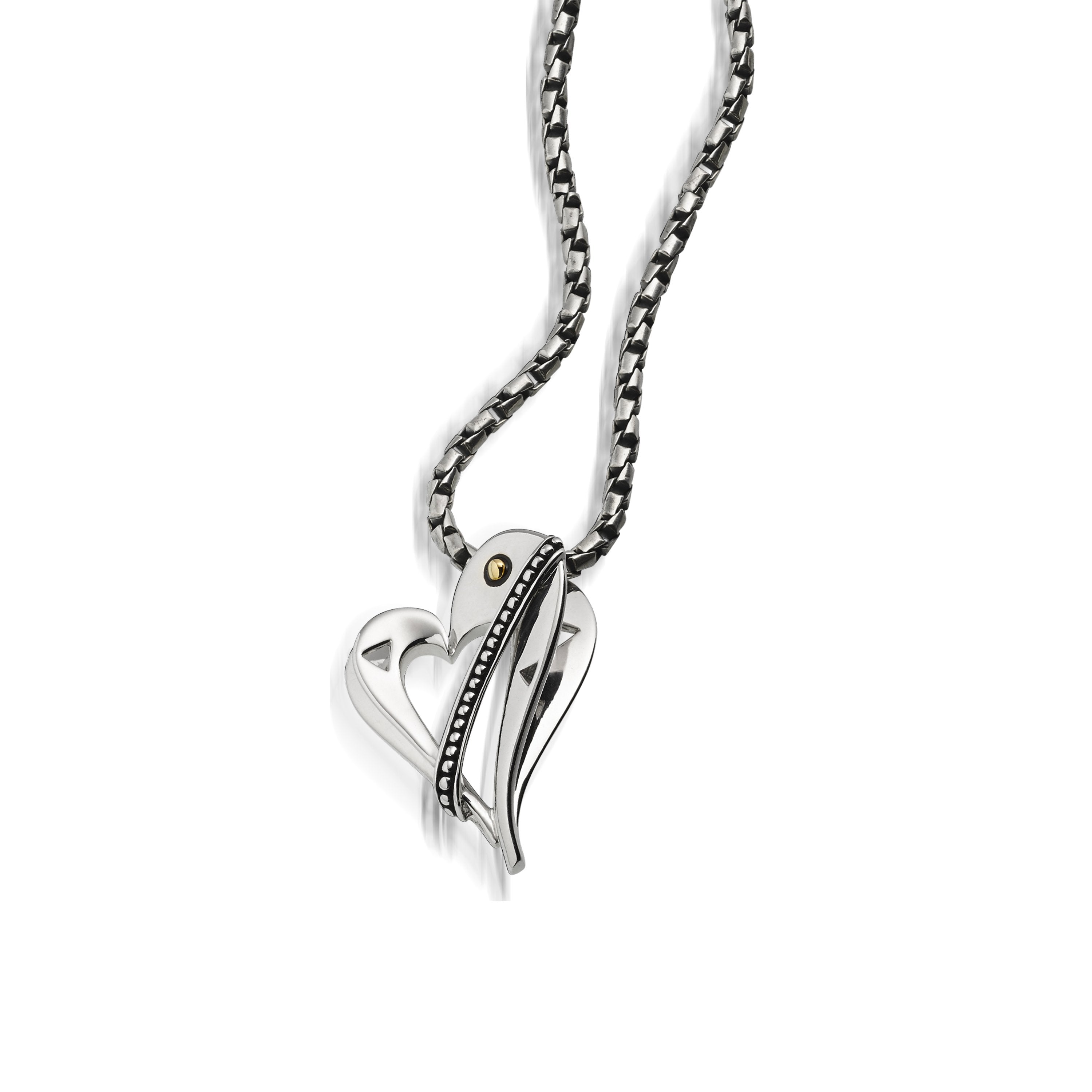 Solar Adore Heart Pendant Necklace