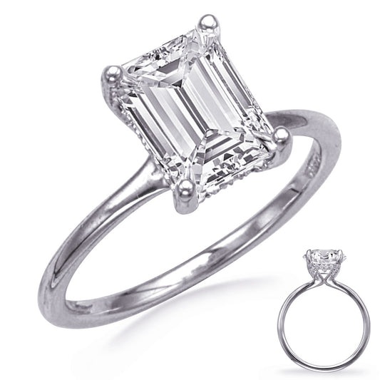 This Engagement Ring  is available in 14K White Gold. There are a total of 30 stones. There are Rounds with a total carat weight of 0.12 set in a  setting.