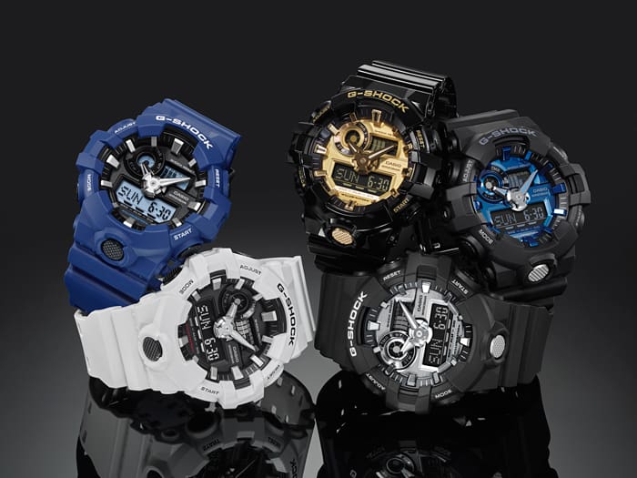 G-Shock GA-700 SERIES GA710GB-1A