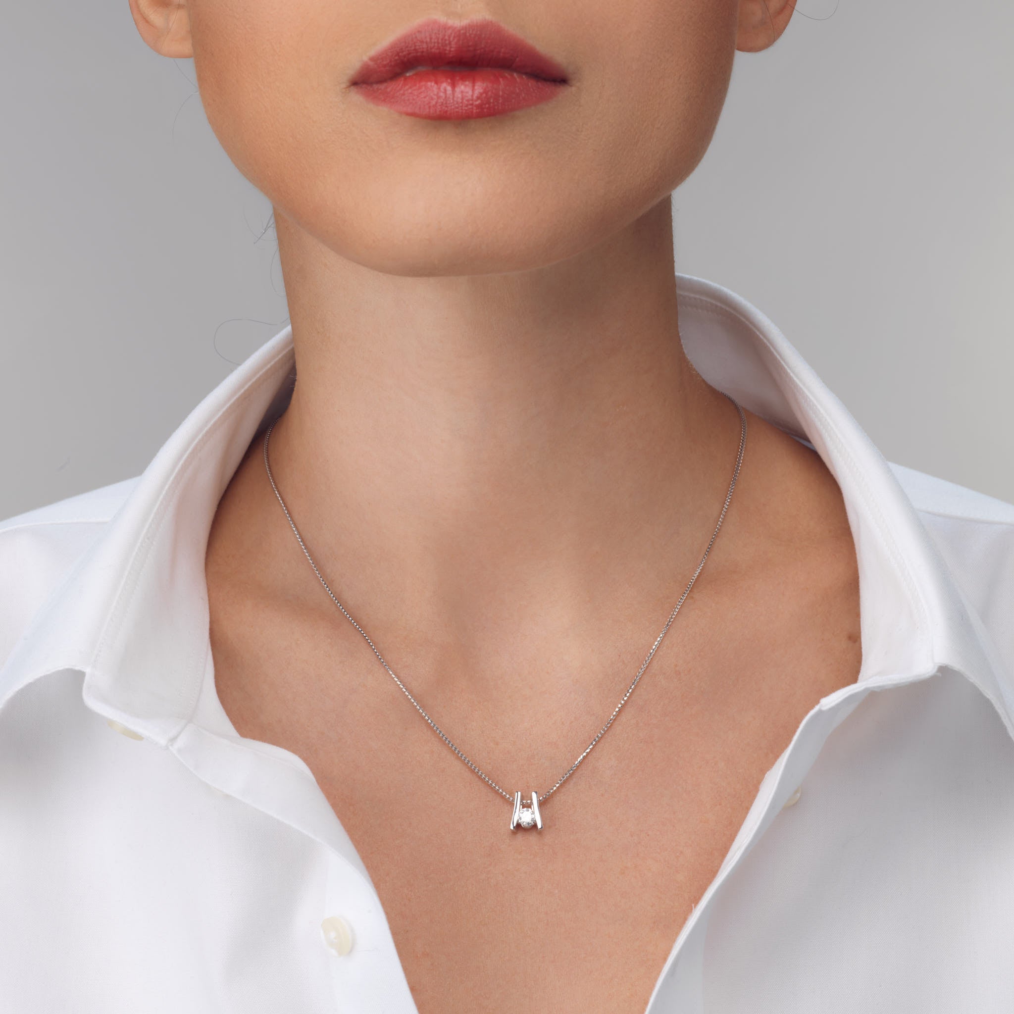 Venture Diamond Solitaire Pendant