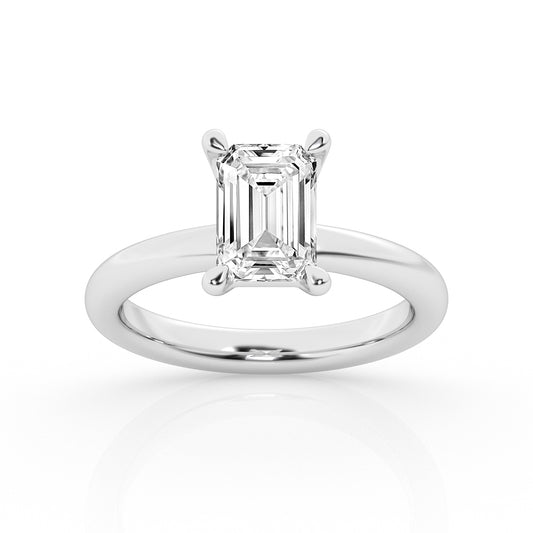 14K White Gold Solitaire Engagement Ring MR-LGD-JOR2198-GW3