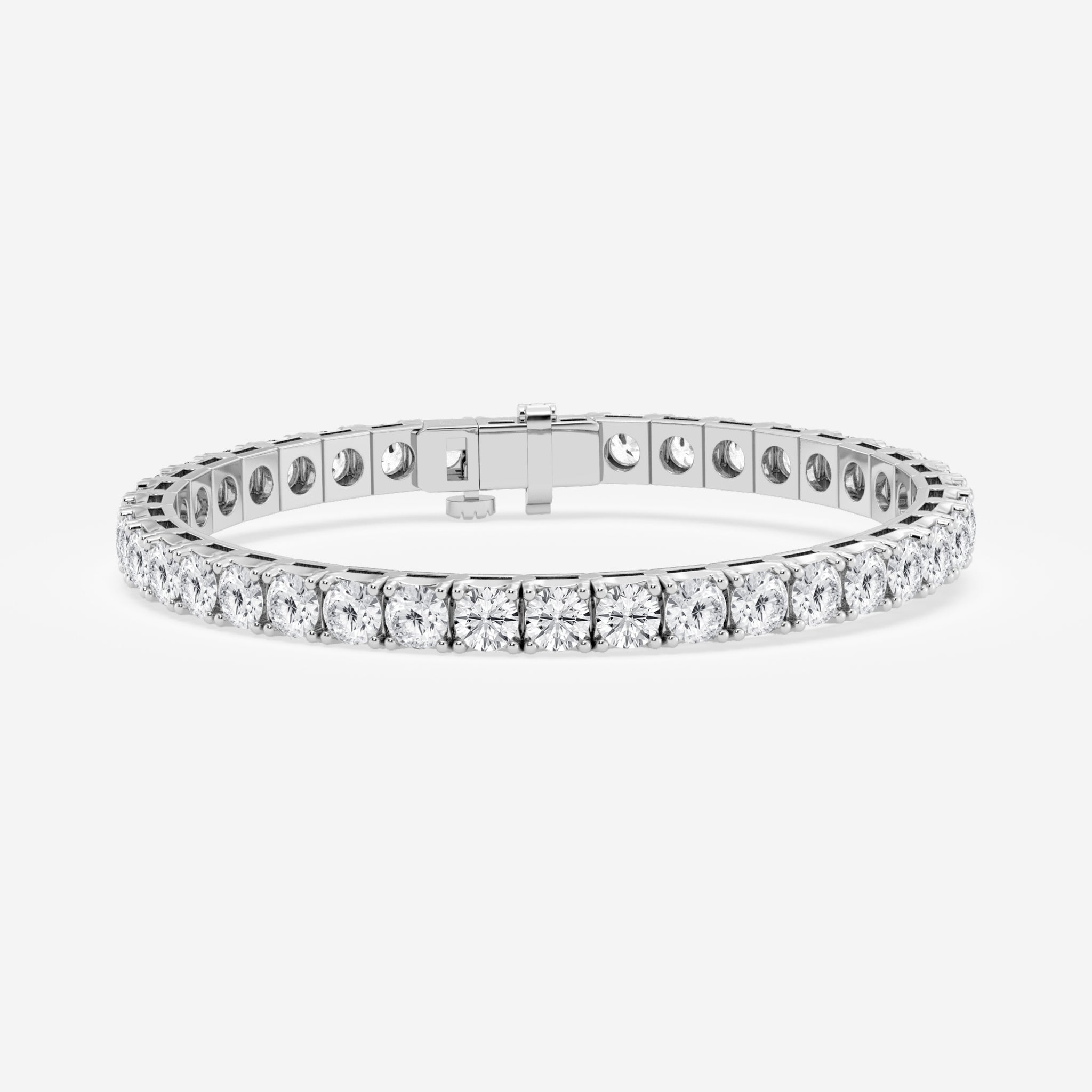 14K White Gold Tennis Bracelet MR-LGD-TXBR00843-GW3