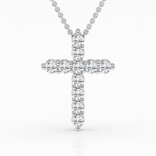 14K White Gold Pendant MR-LGD-RVP00906-GW3
