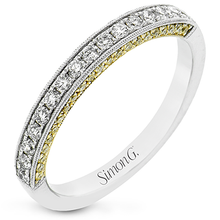 Wedding Band in 18k Gold with Diamonds LR2931-B