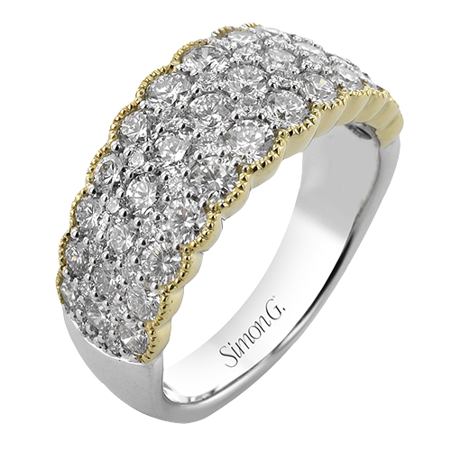 Right Hand Ring In 18k Gold With Diamonds LR3213