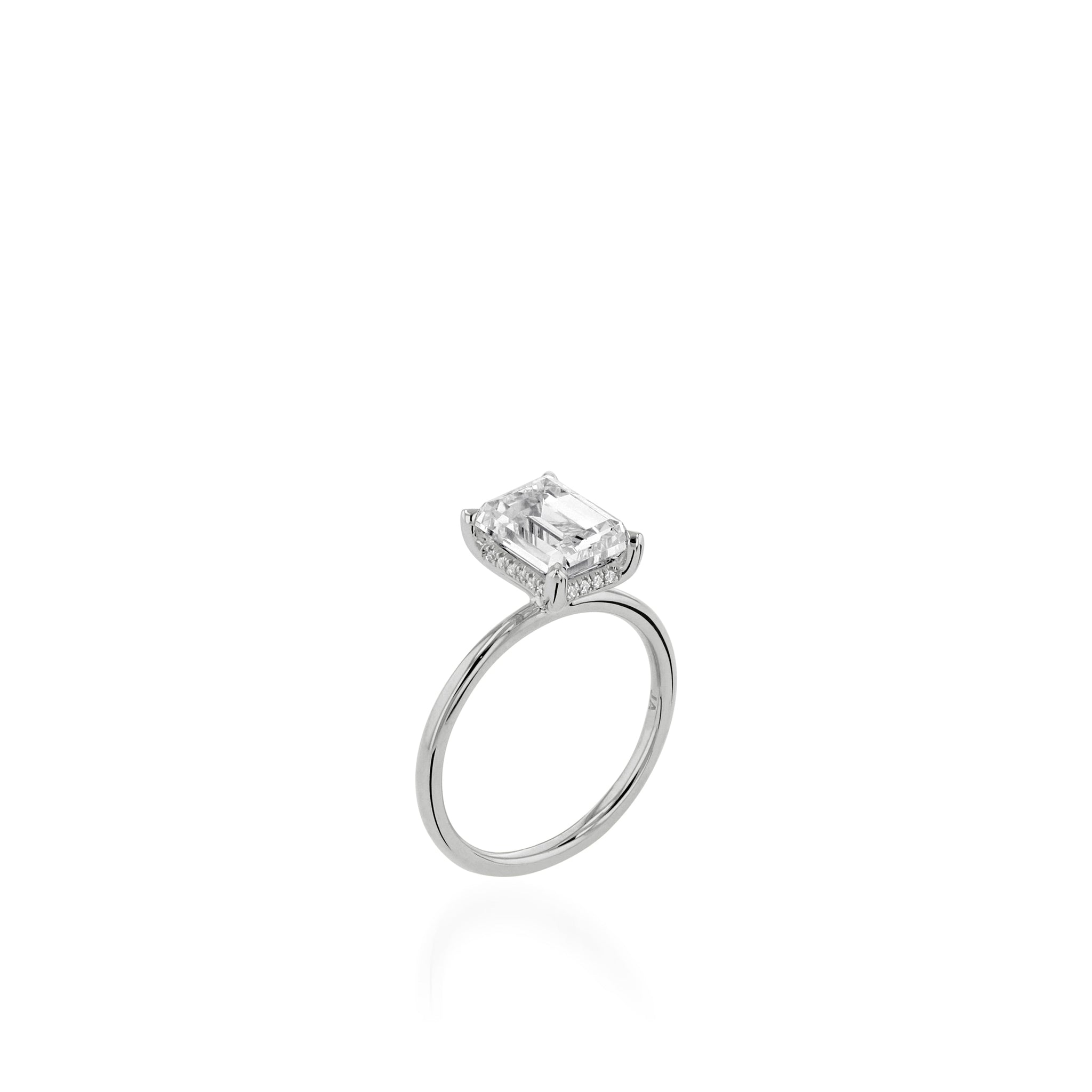 Lisette Tone-Tone Gold Engagement Ring
