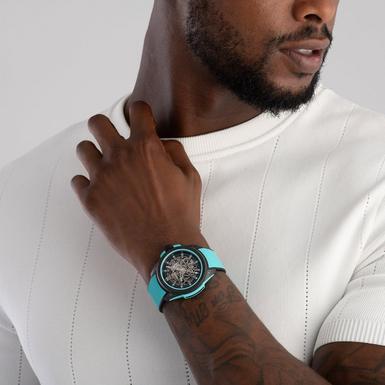 NORQAIN  Wild ONE Skeleton 42mm Carbon Fibre Automatic Watch N3000.07Q27.B07.R01