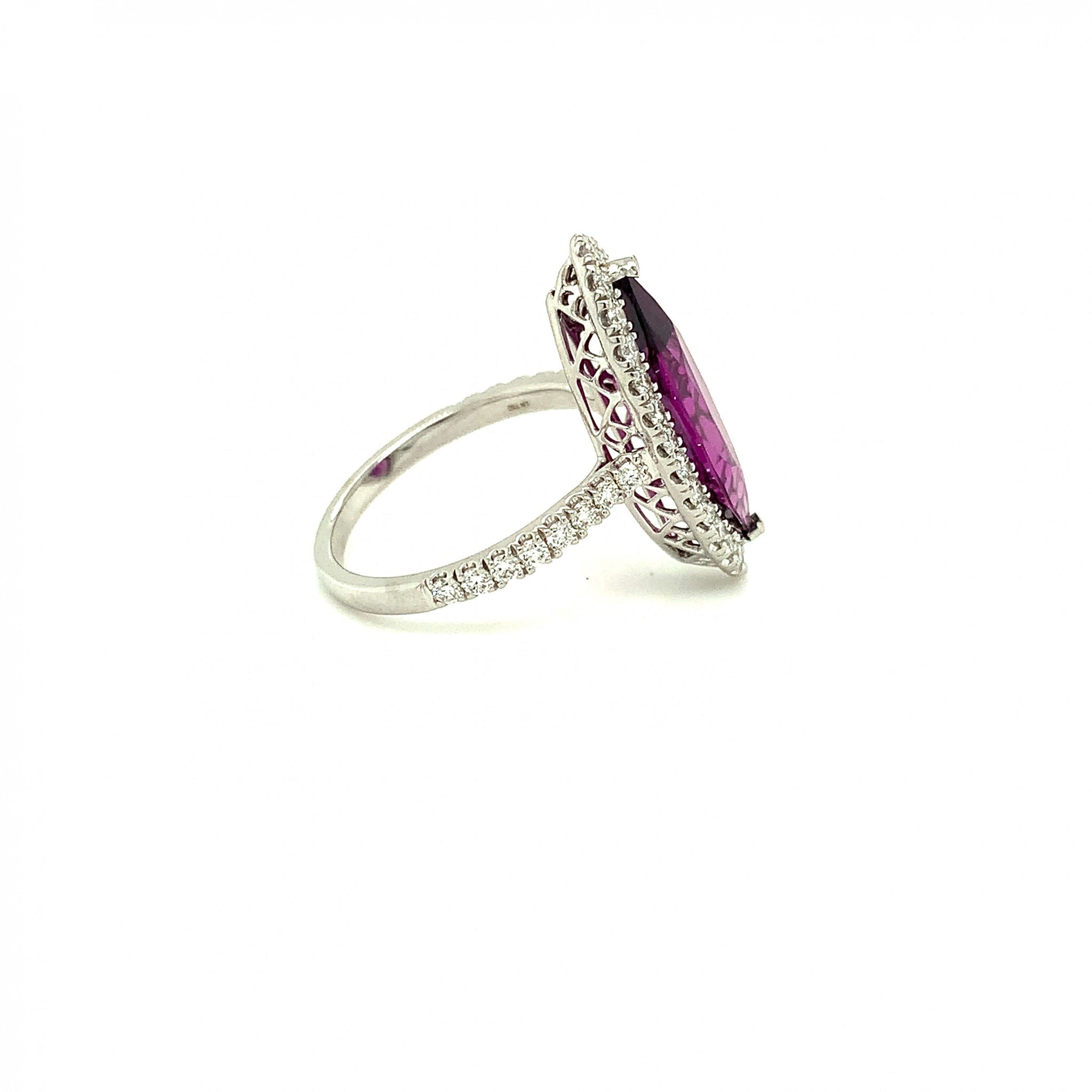 Mozambique Garnet Ring 62-JSA