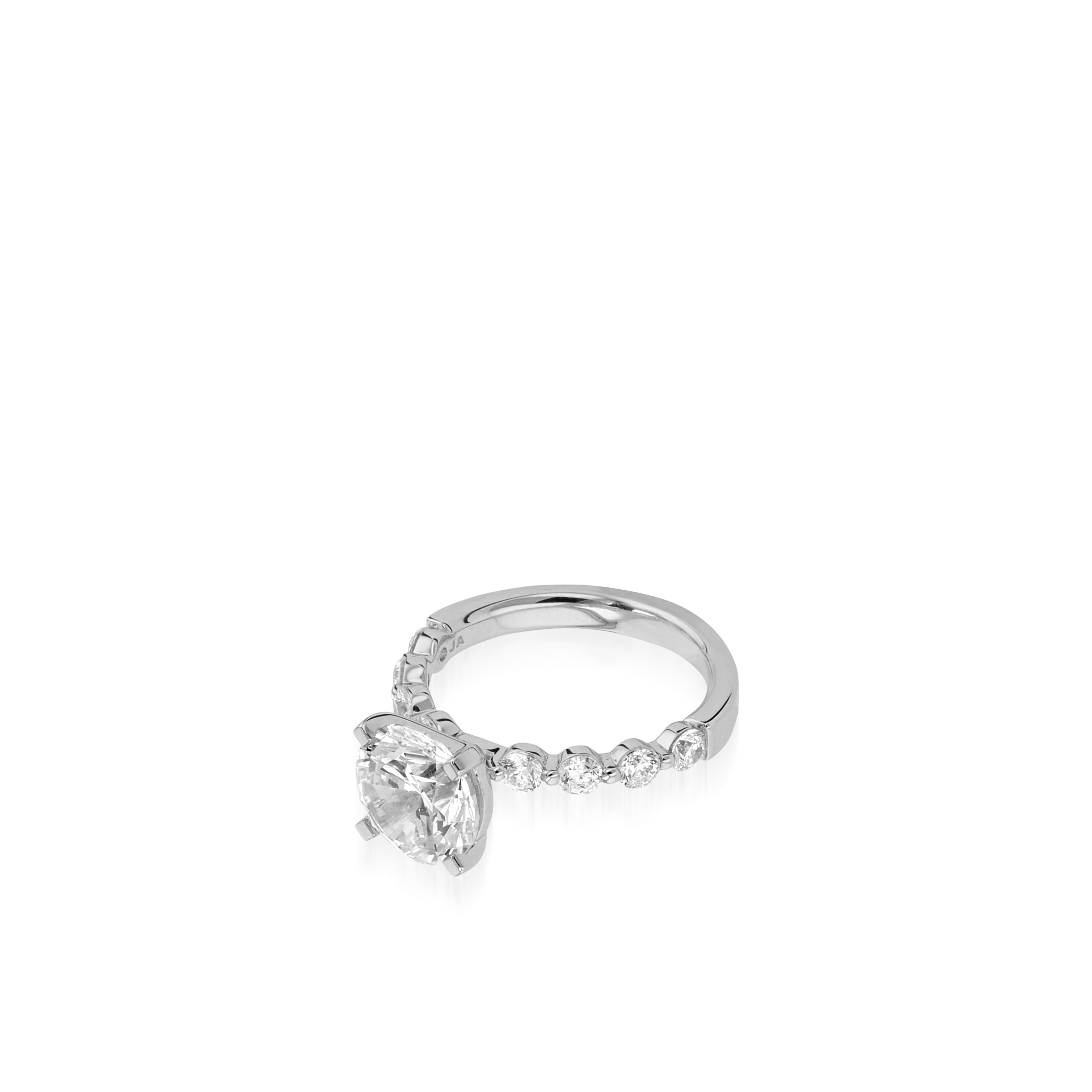 Mira White Gold Engagement Ring