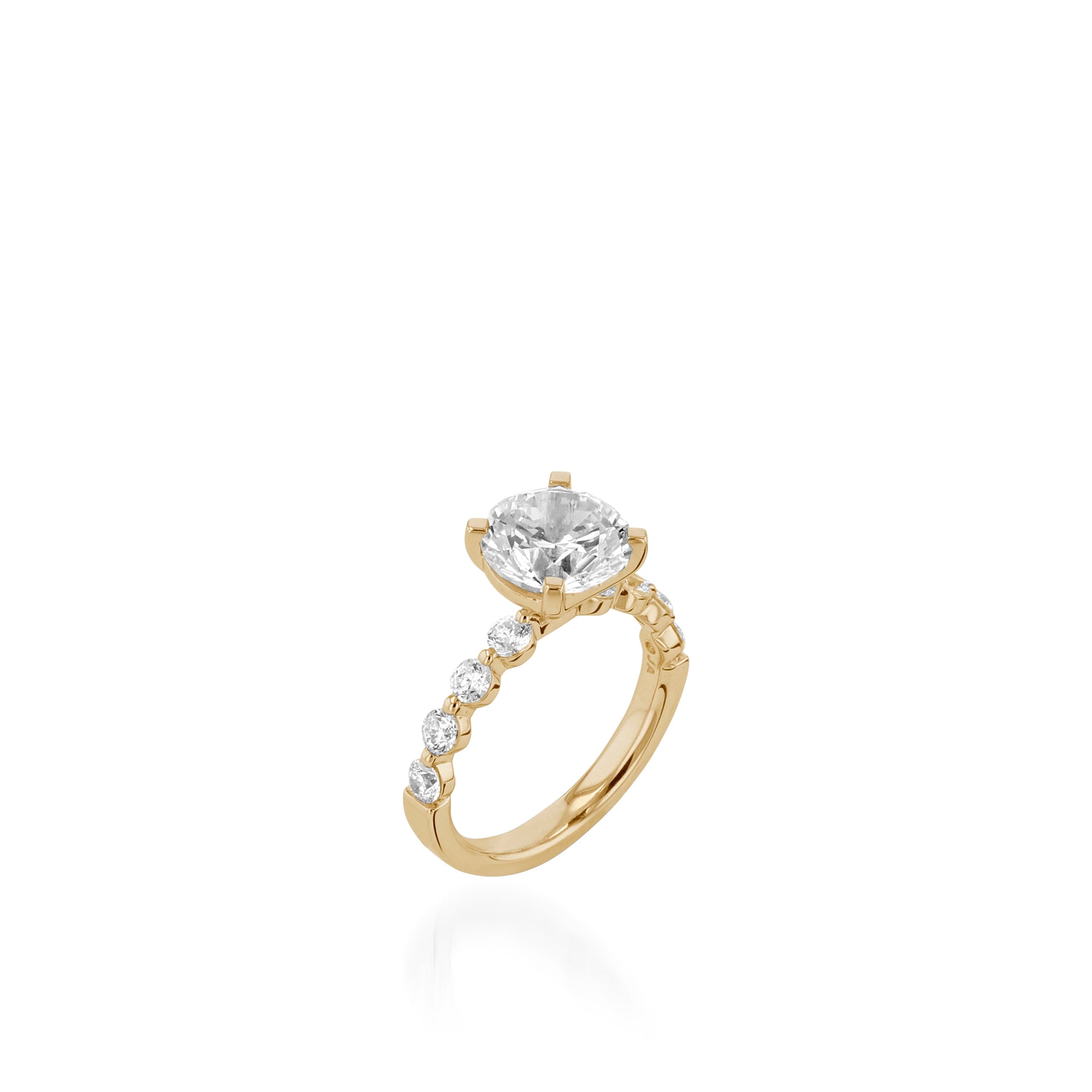 Mira White Gold Engagement Ring