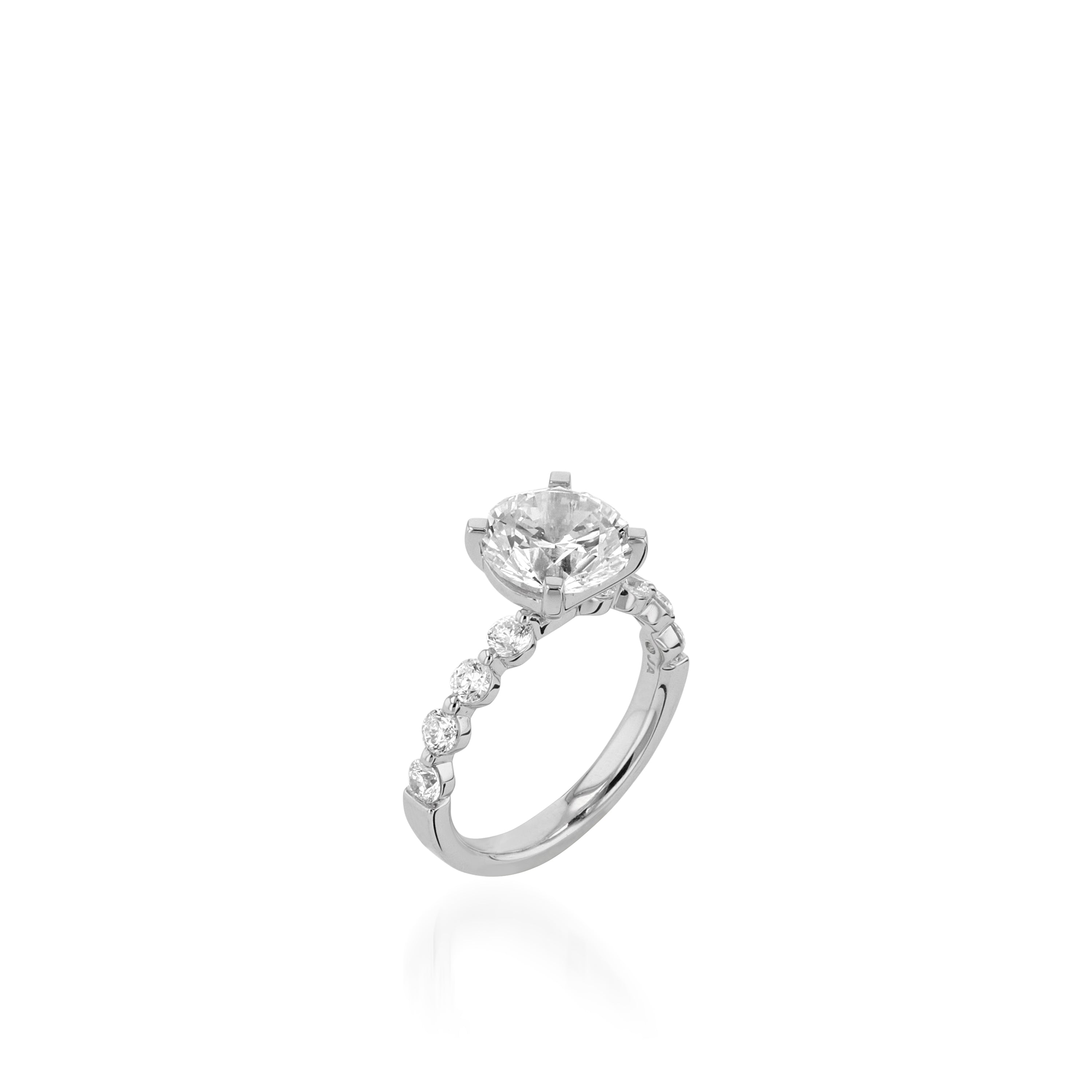 Mira Yellow Gold Engagement Ring