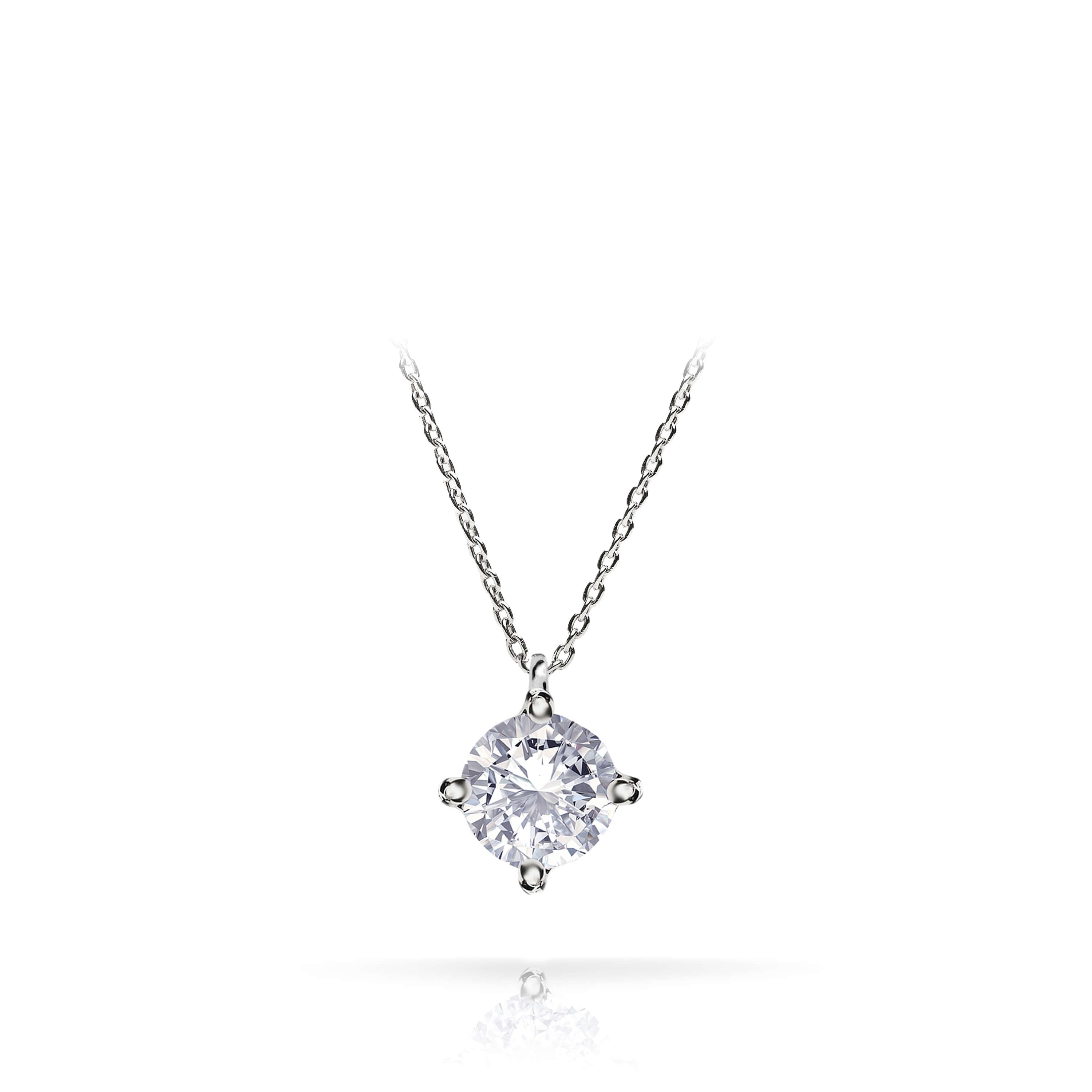 Hope Solitaire Diamond Pendant Necklace