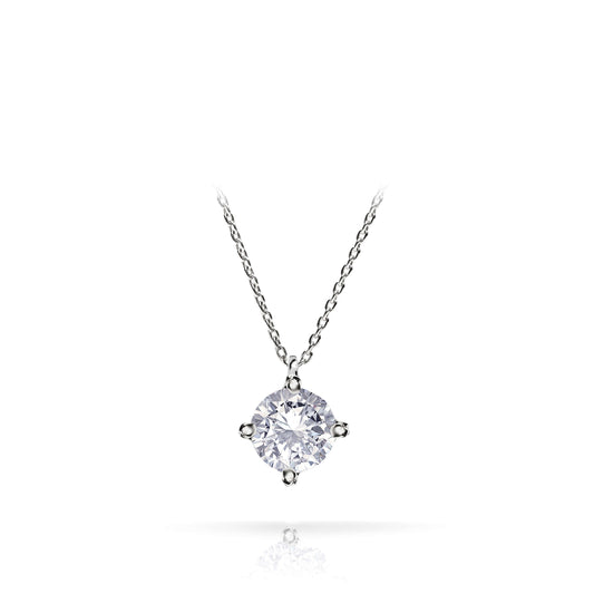 Hope Solitaire Diamond Pendant Necklace