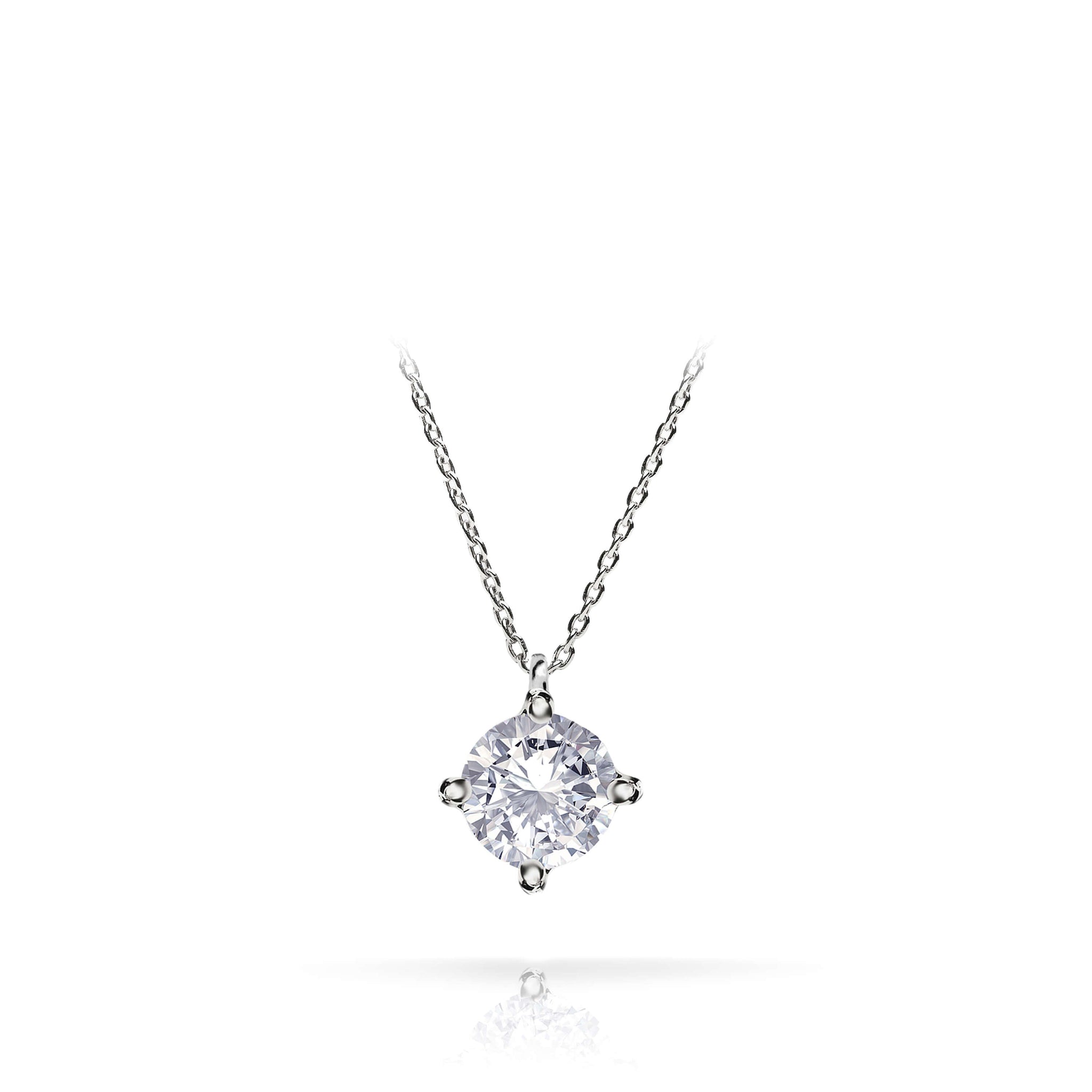 Hope Solitaire Diamond Pendant Necklace