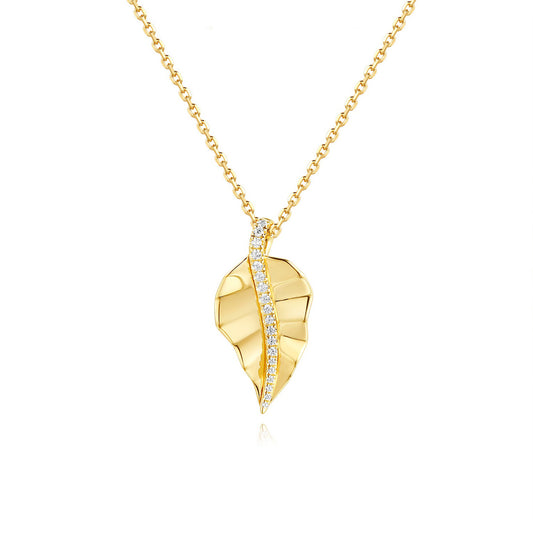 This Necklace is available in 14K Yellow Gold. There are a total of 19 stones. There are Rounds with a total carat weight of 0.09 set in a Micro Prong setting.