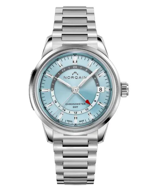 NORQAIN  Freedom 60 GMT Ice Blue 40mm NN2100SG/IA211/201SG