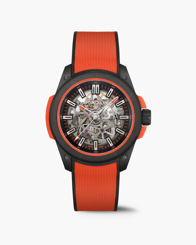 NORQAIN  Wild One Skeleton 42Mm - Coral NNQ3000QBR2AS/B013/3W1RBR1.20BQ