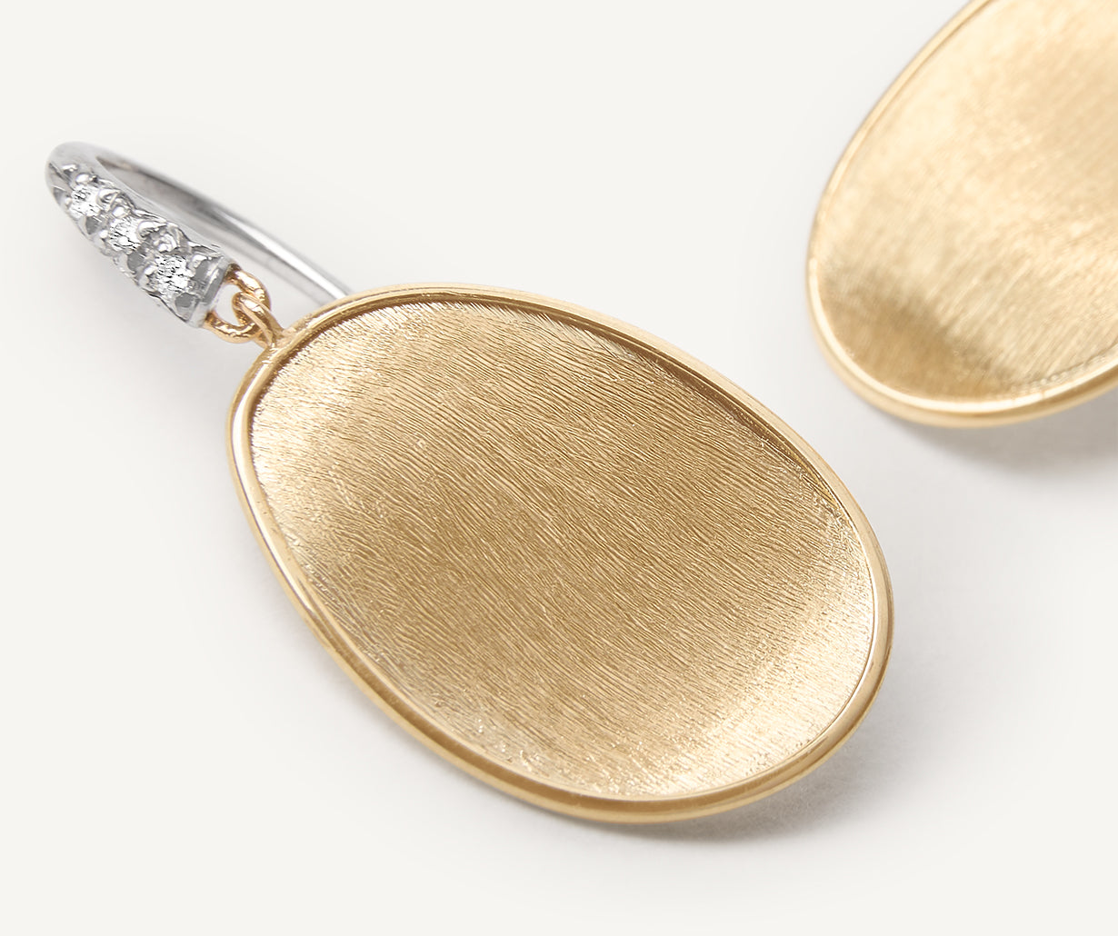 Diamond-studded earrings, small