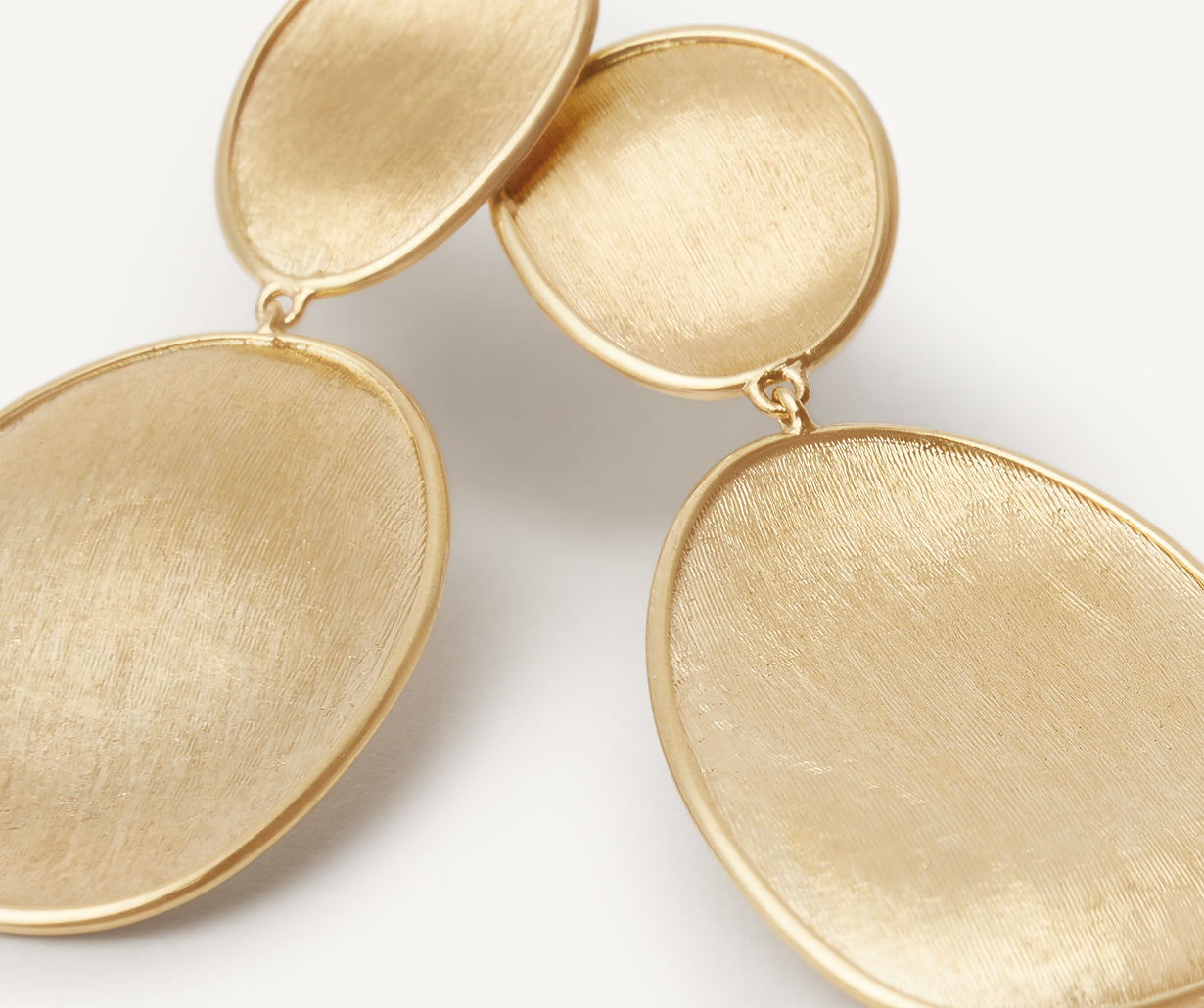 Gold chandelier earrings, medium