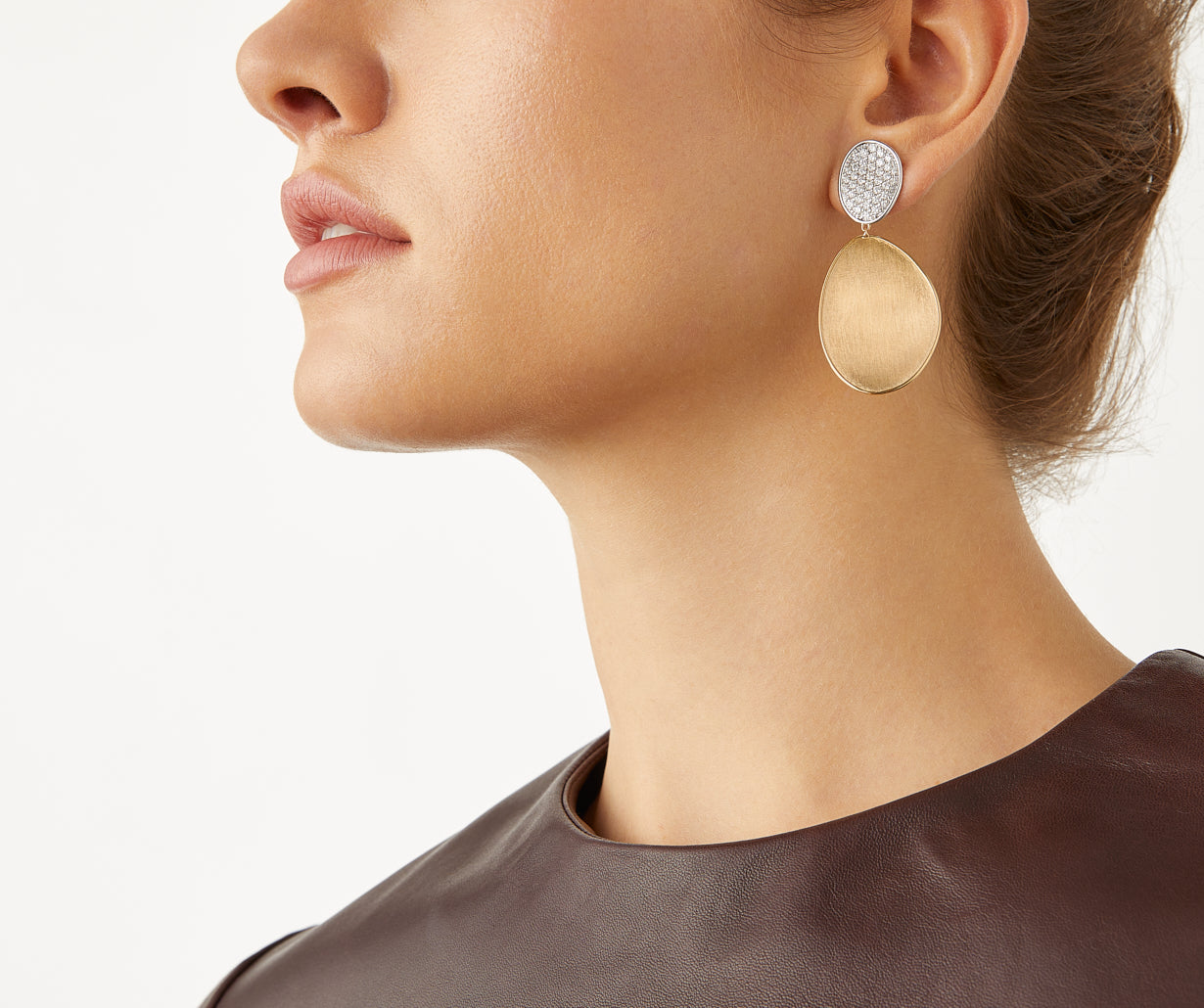 Diamond chandelier earrings, large