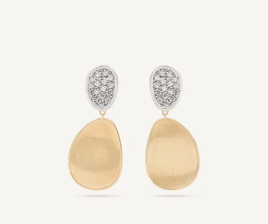 Diamond chandelier earrings, small