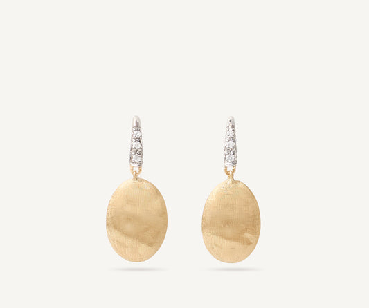 Diamond-studded earrings
