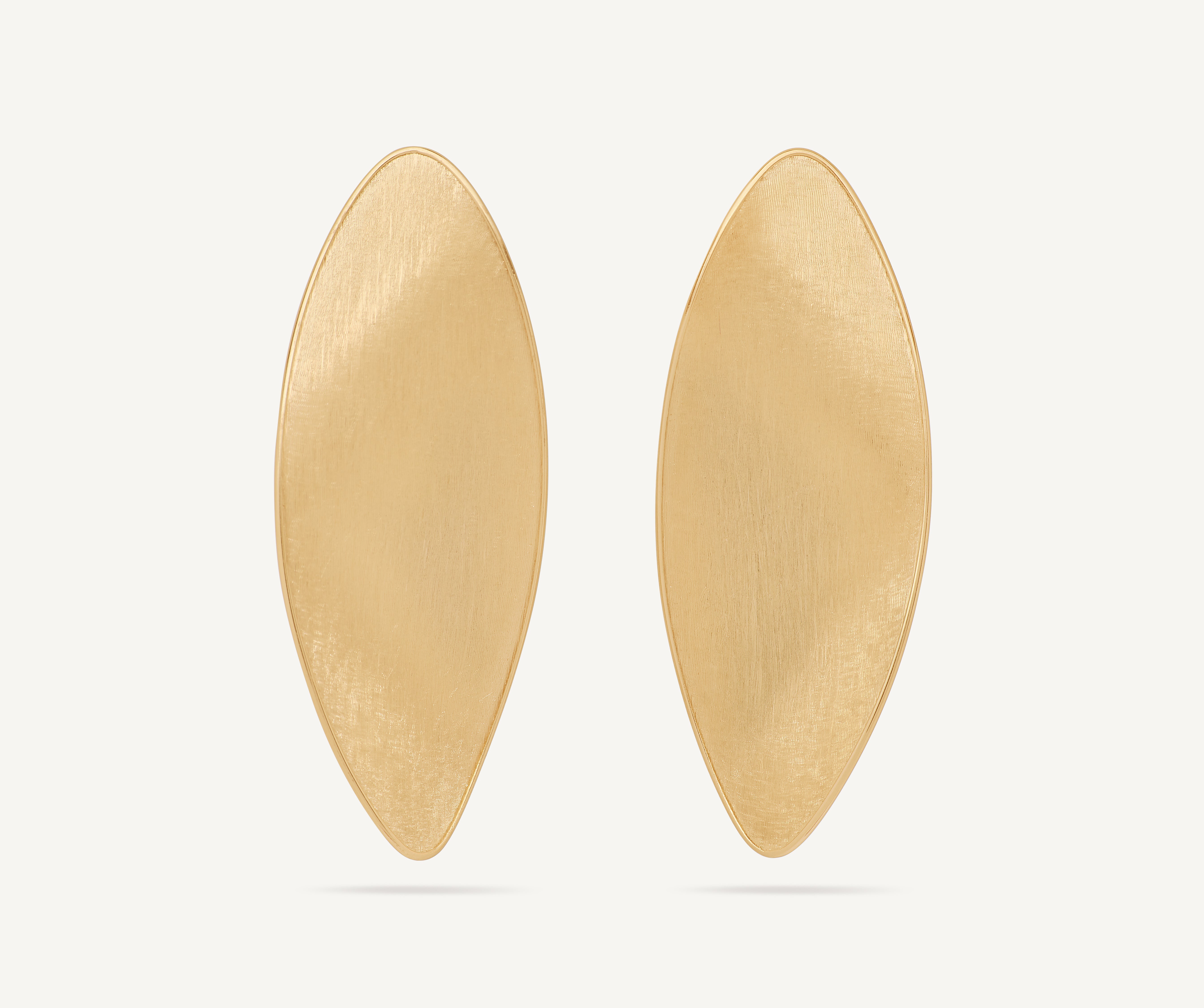 18kt yellow gold statement earrings, large