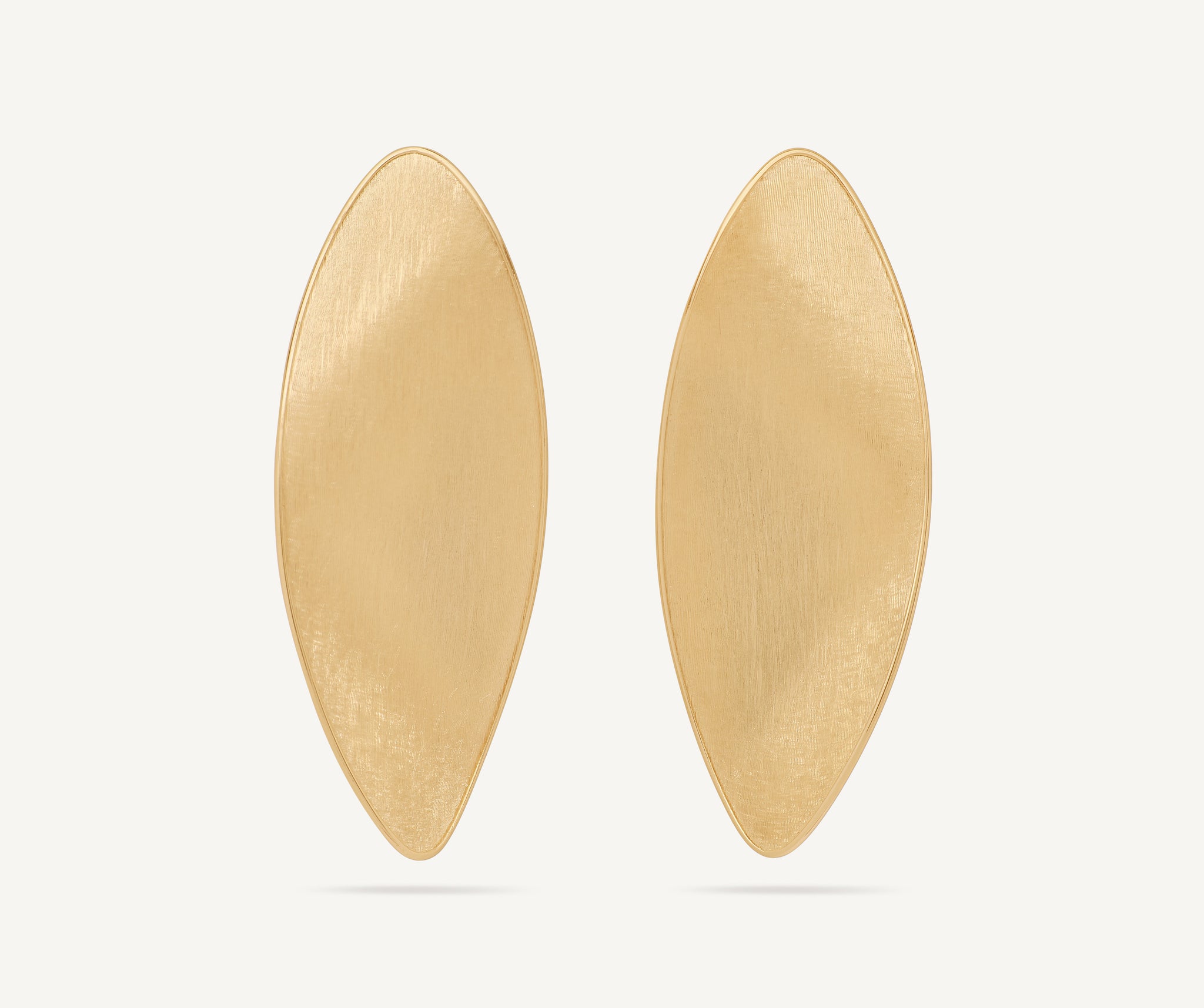 18kt yellow gold statement earrings, large