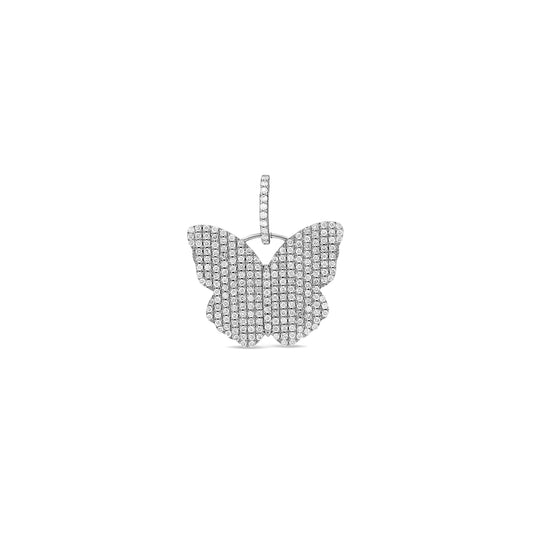 All Diamond Butterfly Pendant