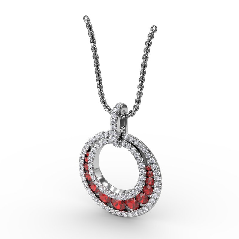Always and Forever Ruby Pendant P1535R - TBird