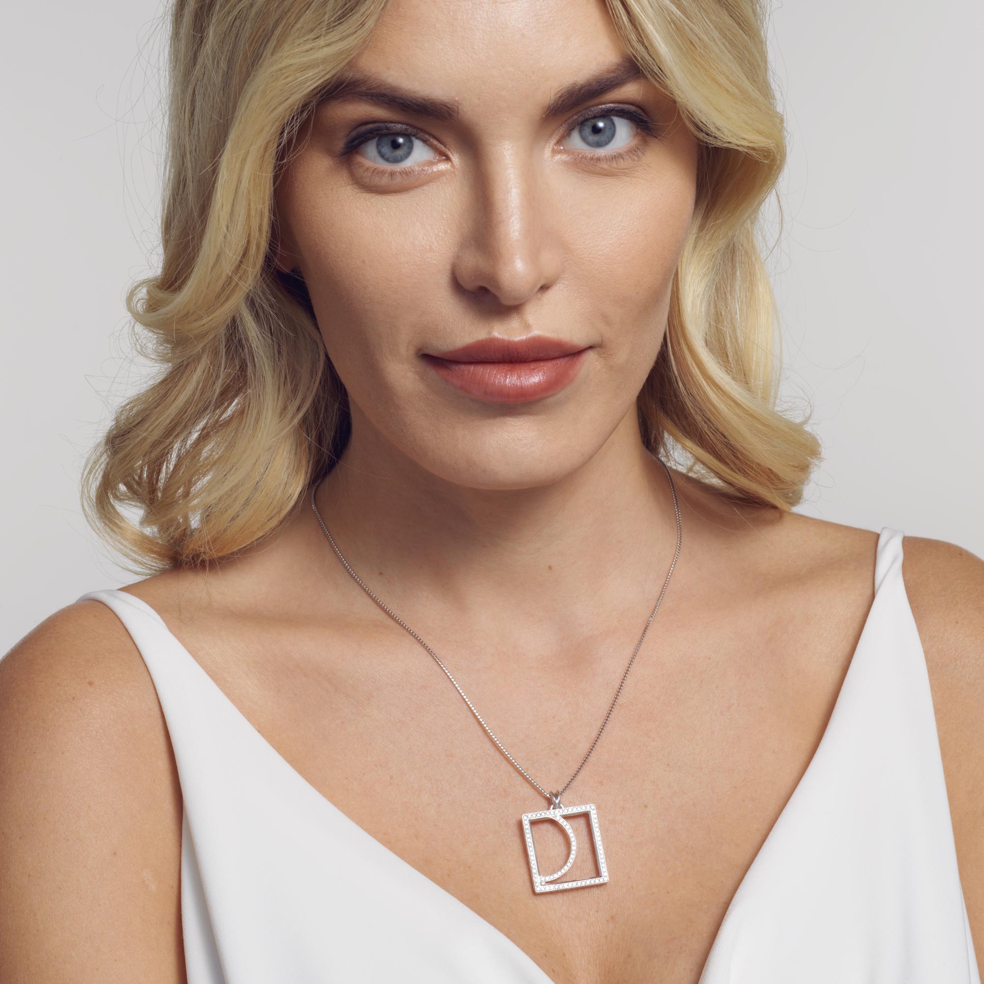 Essence Iconic Square Diamond Pendant