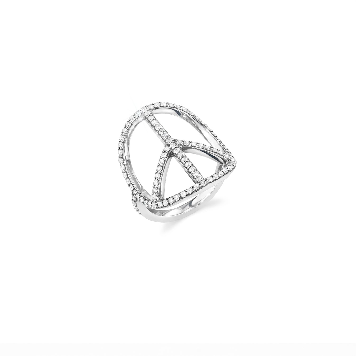 Pure Peace Diamond Ring R0075 - TBird
