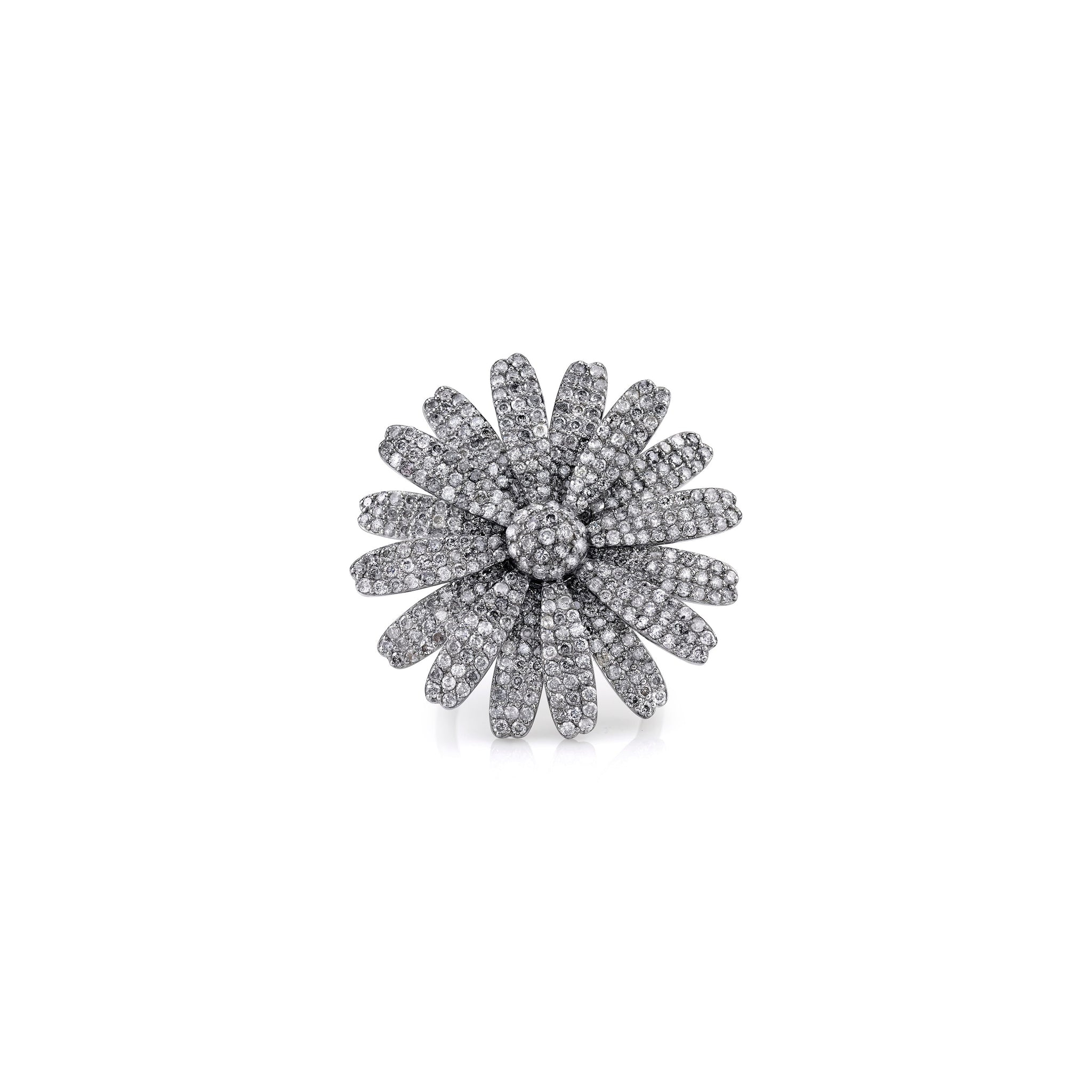 Diamond Large Daisy Ring  R0079 - TBird