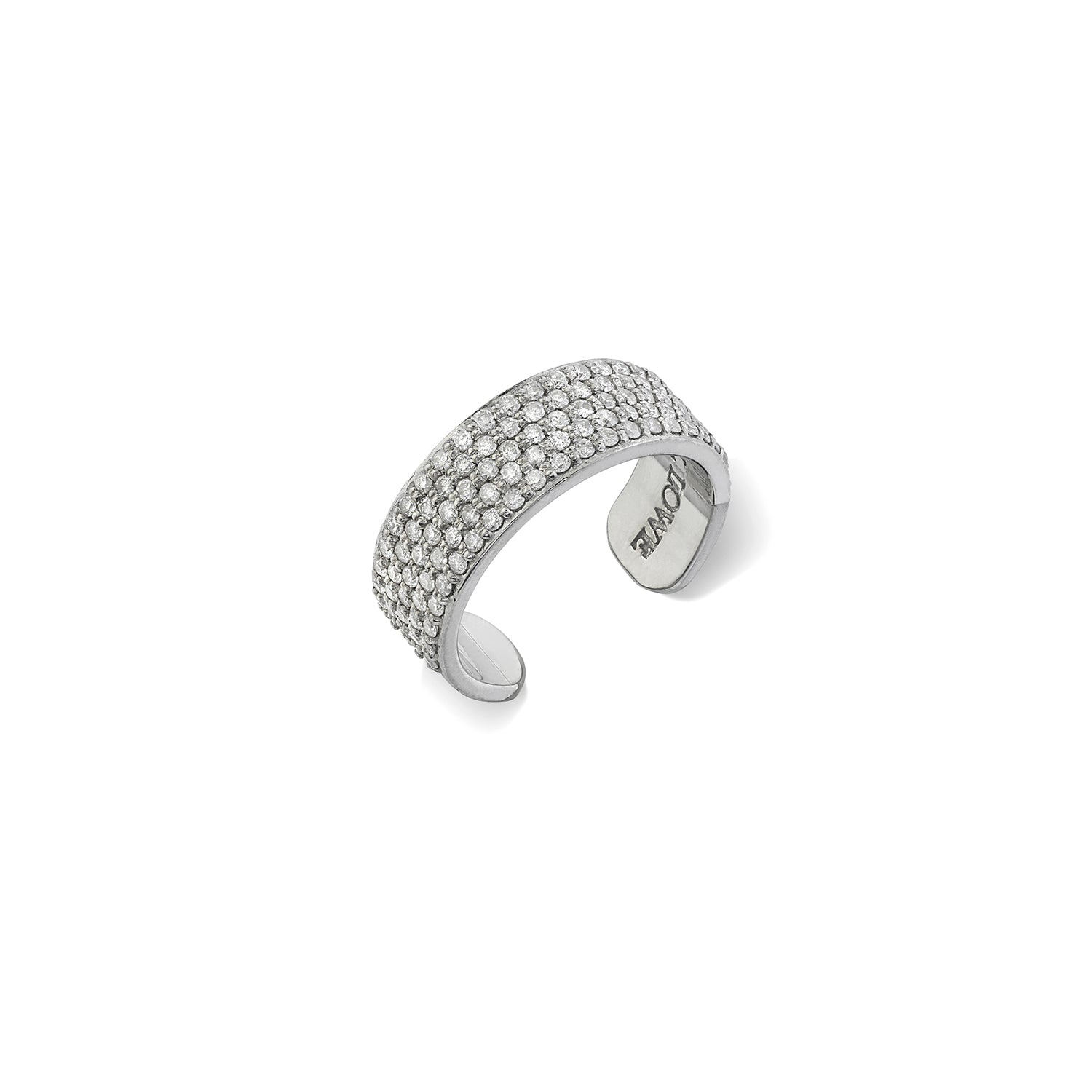 Mini Diamond Cuff Ring R0322 - TBird