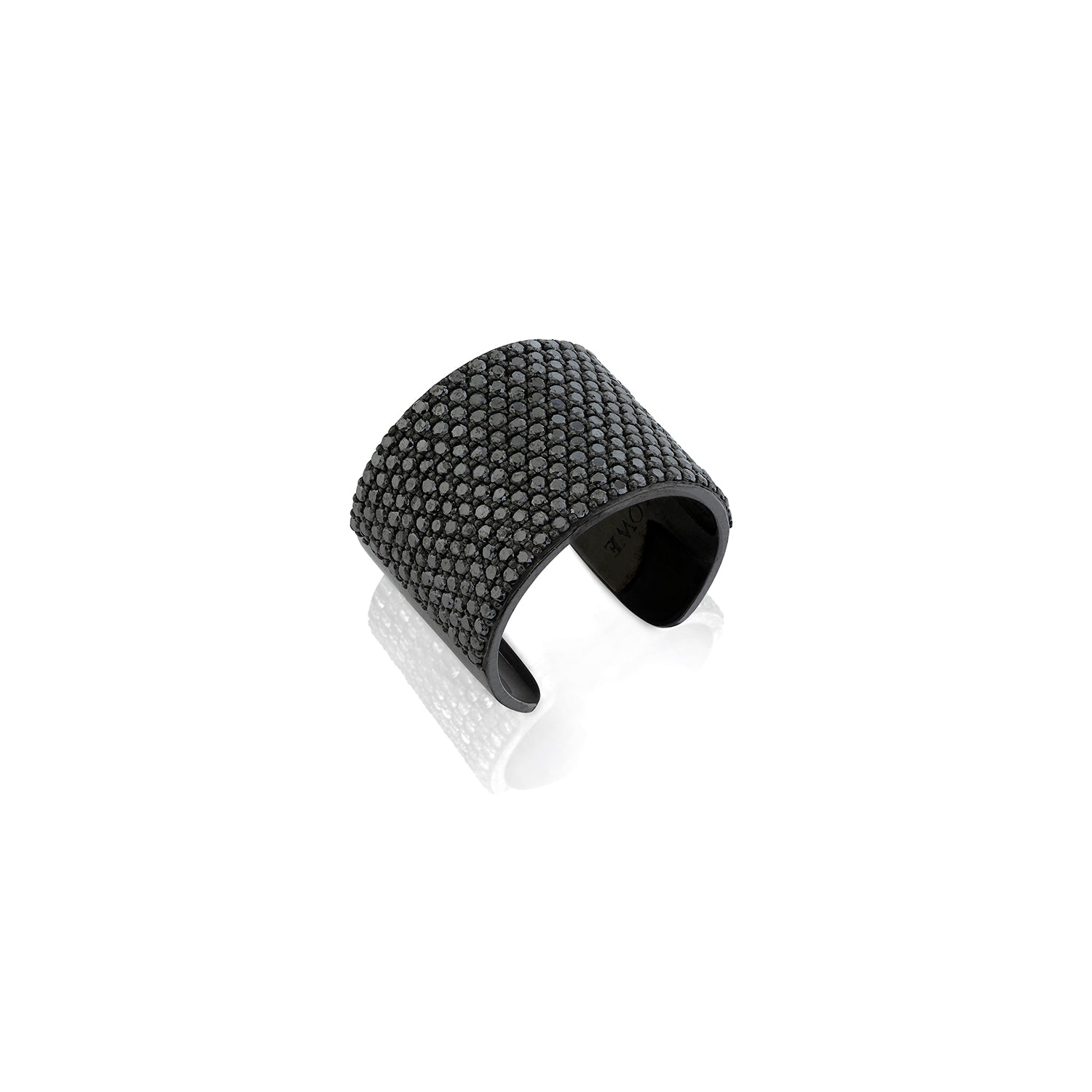 Black Diamond Cuff Ring