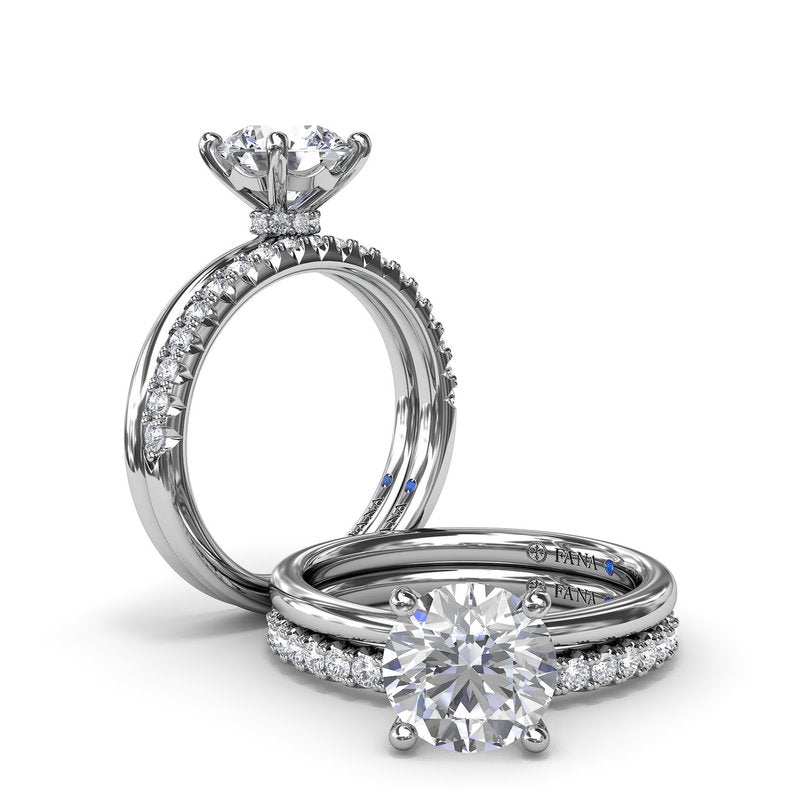 Hidden Halo Engagement Ring S4190 - TBird