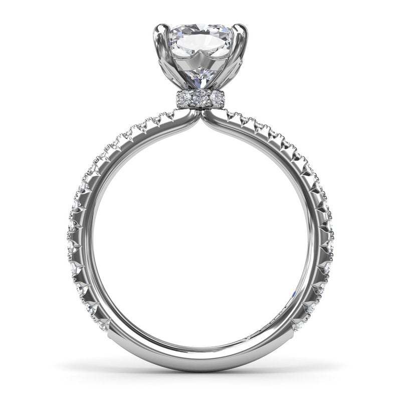 Diamond Collar Engagement Ring S4192 - TBird