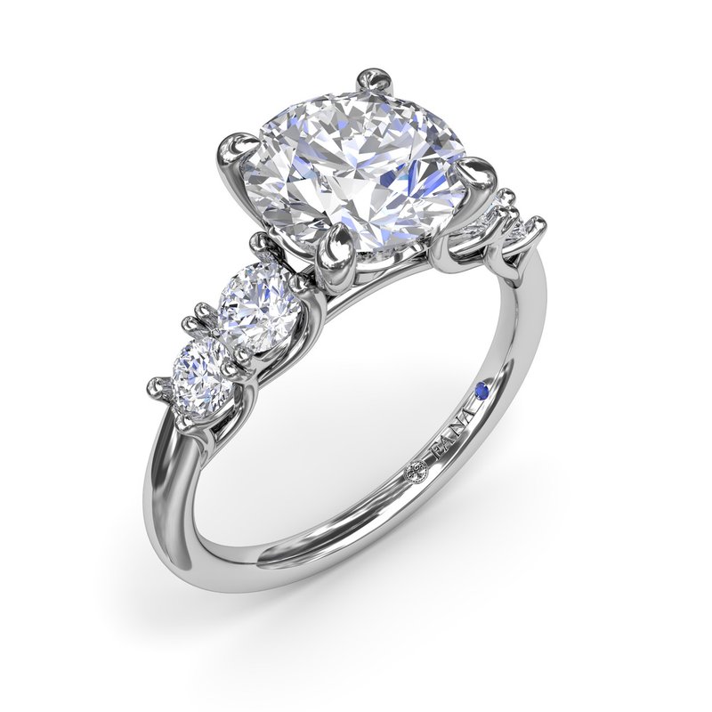 Double Side Stone Engagement Ring S4240 - TBird