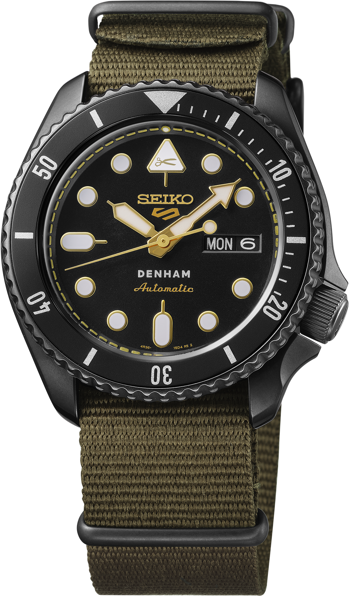 Seiko 5 Sports DENHAM Limited Edition Watch SBSA283