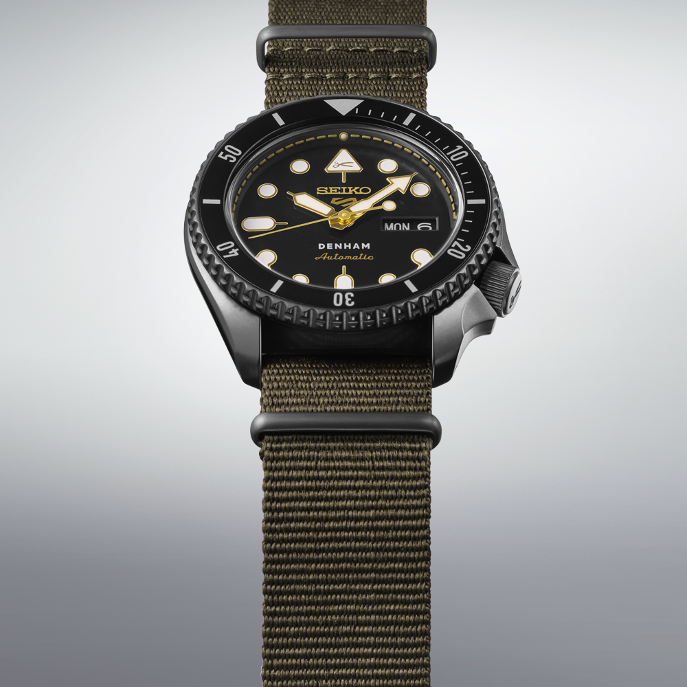 Seiko 5 Sports DENHAM Limited Edition Watch SBSA283