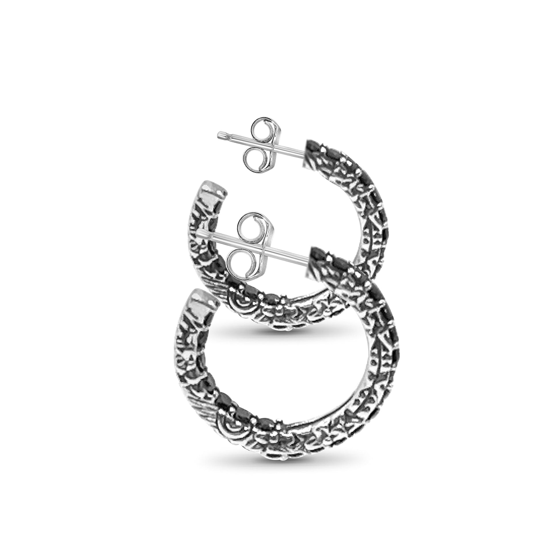 kyoto-black-diamond-1-00ct-hoop-earrings-in-sterling-silver