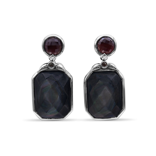 garden-of-stephen-smoky-quartz-mop-hand-tahitian-mop-facet-and-diamond-0-05ct-earring-in-sterling-silver