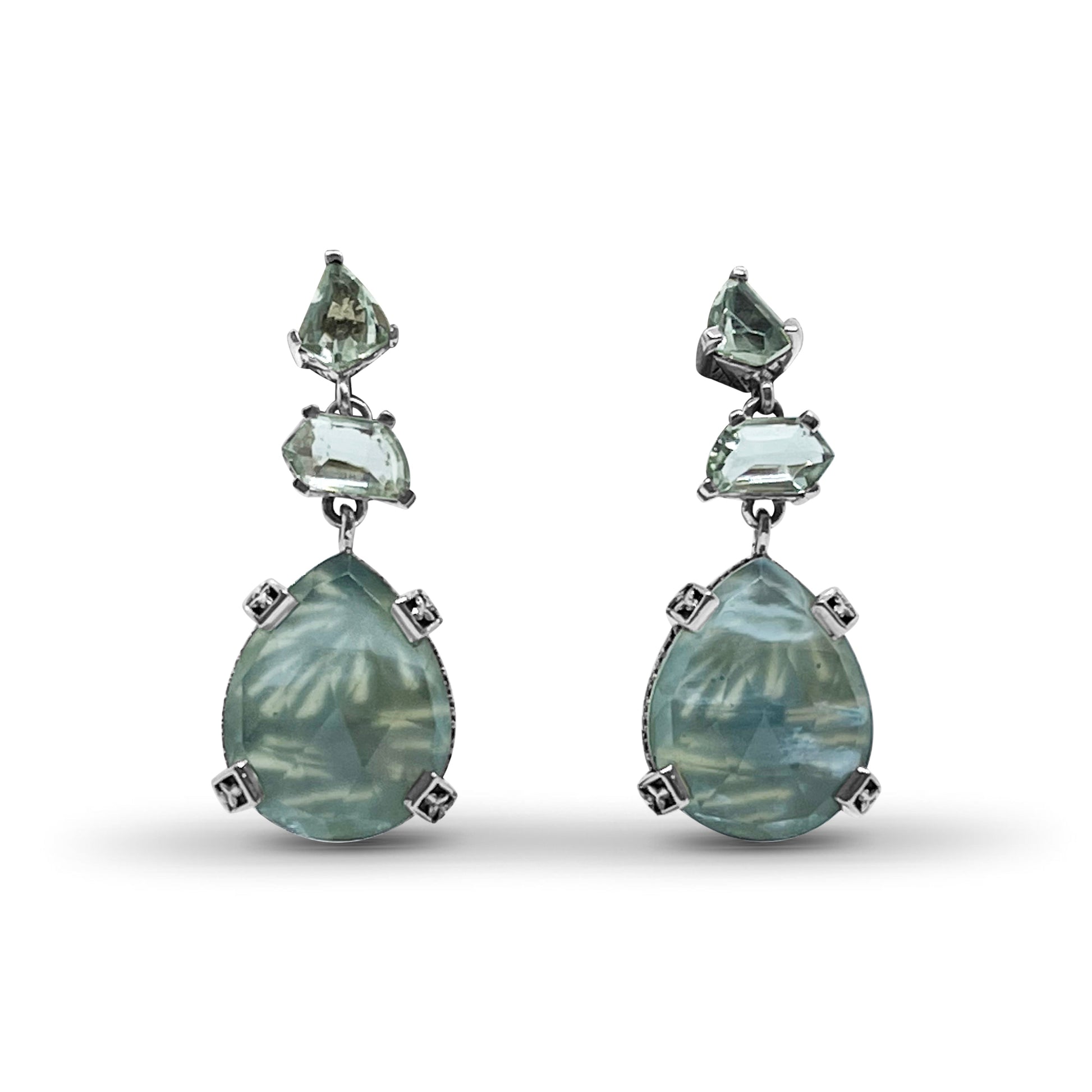 galactical-green-prasiolite-natural-quartz-mother-of-pearl-and-green-serpentine-jade-earrings-in-sterling-silver